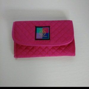 Vintage Classic Classique Quilted Wallet Pink